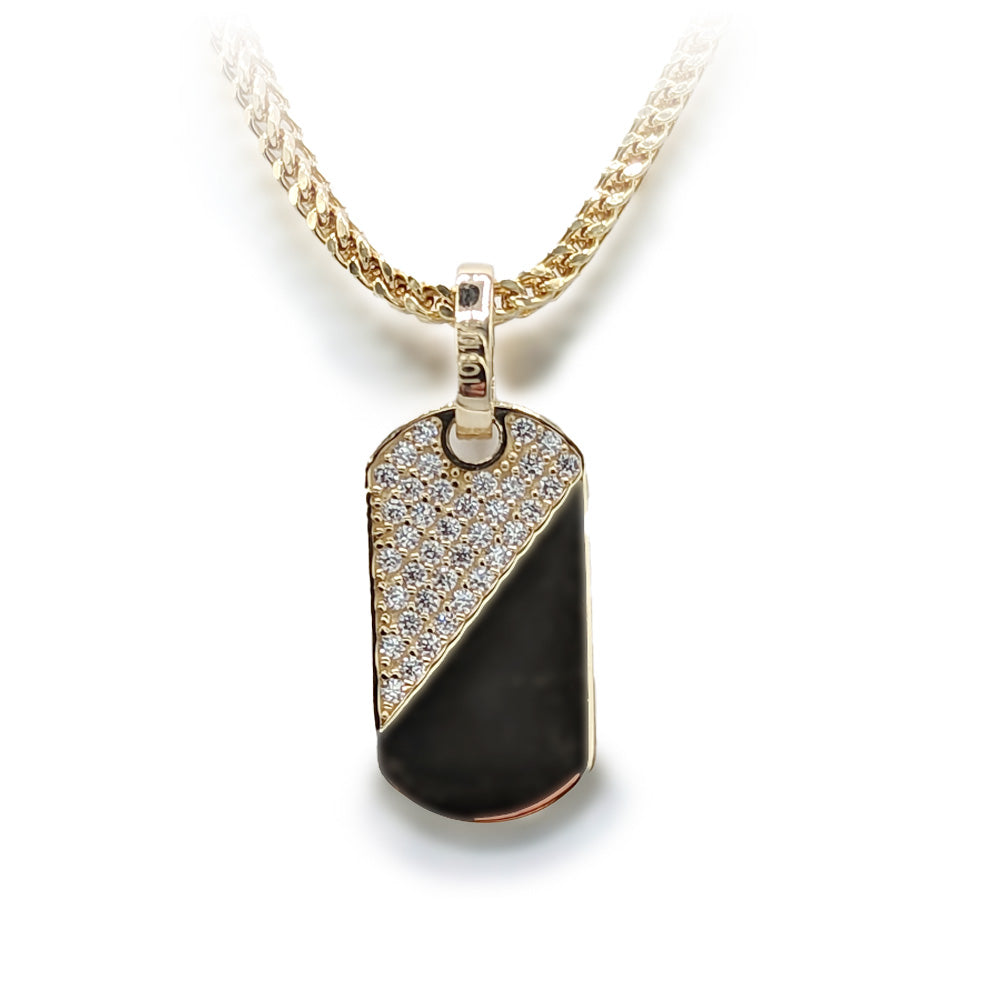 Pendentif en or 10k avec Zircon - PE017 Default Title