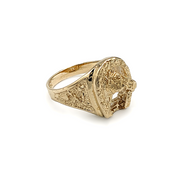 Ring - 10K Yellow Gold Horse & Horseshoe - RIG089
