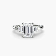 Baguette Accent Solitaire