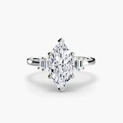 Baguette Accent Solitaire