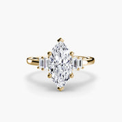 Baguette Accent Solitaire