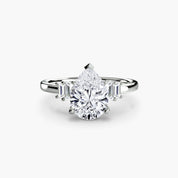 Baguette Accent Solitaire