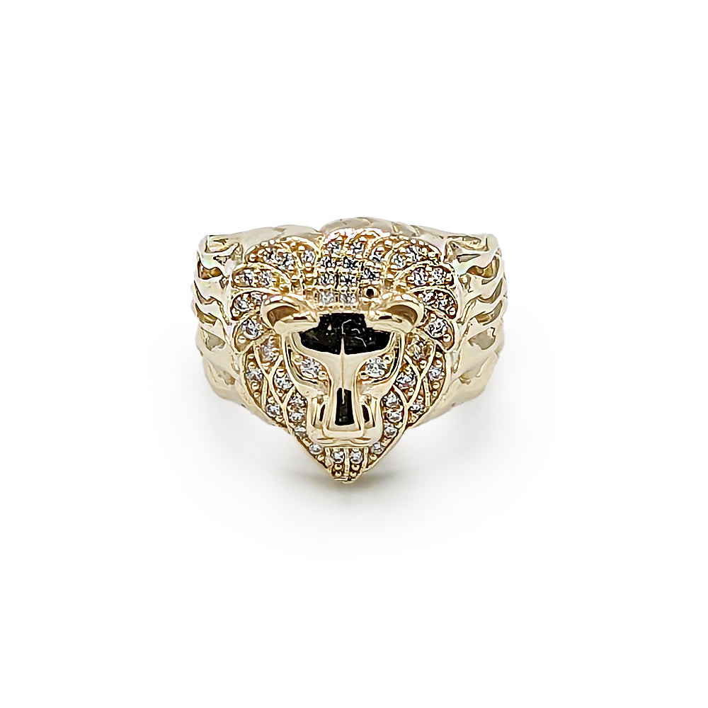 Bague pour homme lion - RI021 5