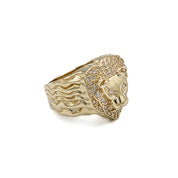 Bague pour homme lion - RI021 5