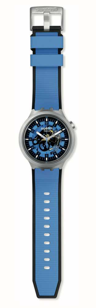 Montre Swatch AZURE BLUE DAZE pour homme SB07S106
