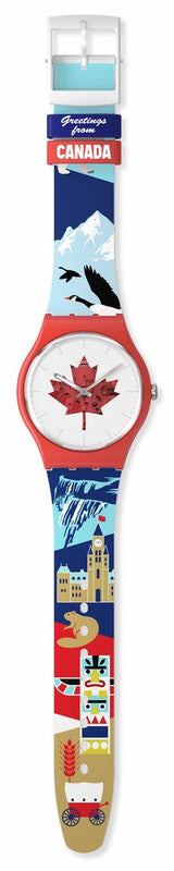 Swatch CANADA, EH? PAY! - SO29Z122-5300