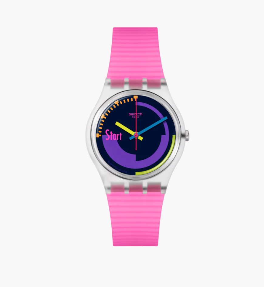 Swatch NEON PINK PODIUM - SO28K111