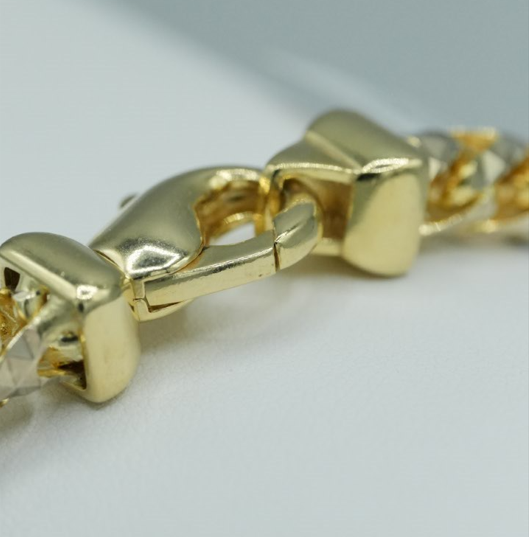 Bracelet Franco Solid Or 2-ton 5.5mm 8.5" - BRG031