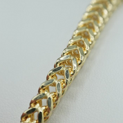 Franco Bracelet Yellow Gold 3.5mm 8.5" - BRG039