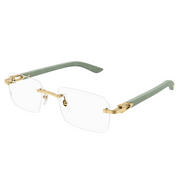 Cartier C Decor Wood Gold/Green - CT0453O-005