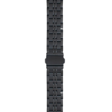 Bracelet en acier inoxydable - 615 Noir - Fermoir Papillon
