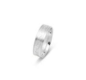 Wedding Band Ring - 10K Gold Minimalist Greek Keyway 6mm - RIG626