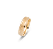 Wedding Band Ring - 10K Gold Greek Style 6mm - RIG648