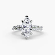 The Twisted Pavé Solitaire