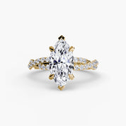 The Twisted Pavé Solitaire