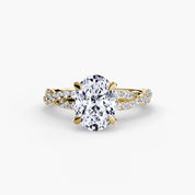 The Twisted Pavé Solitaire