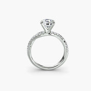 The Twisted Pavé Solitaire