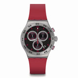 Swatch CRIMSON CARBONIC RED Men's Watch YVS524