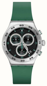 Swatch CARBONIC GREEN watch for men YVS525