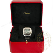 Cartier Santos de Cartier Large  40mm – Cadran Vert, Acier Inoxydable – 2025