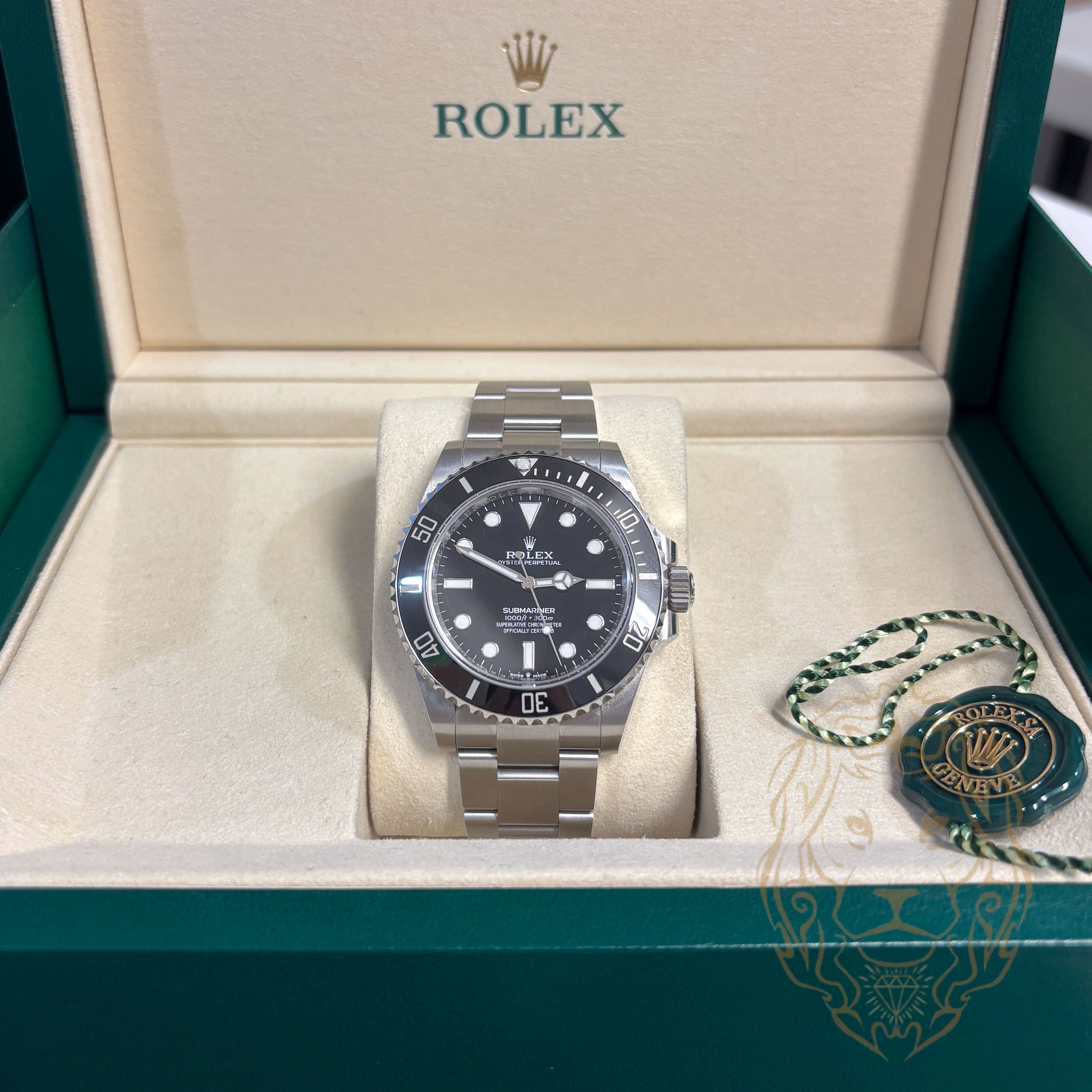 Rolex Submariner 41 mm 124060 – Acier Oystersteel, Cadran Noir, Lunette Cerachrom Noire, Sans Date – 2025