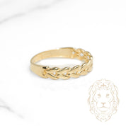 Bague - Or 10K jaune foxtail- RIG1086