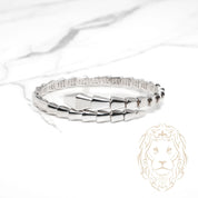 Bracelet jonc - Argent serpent - BRS566