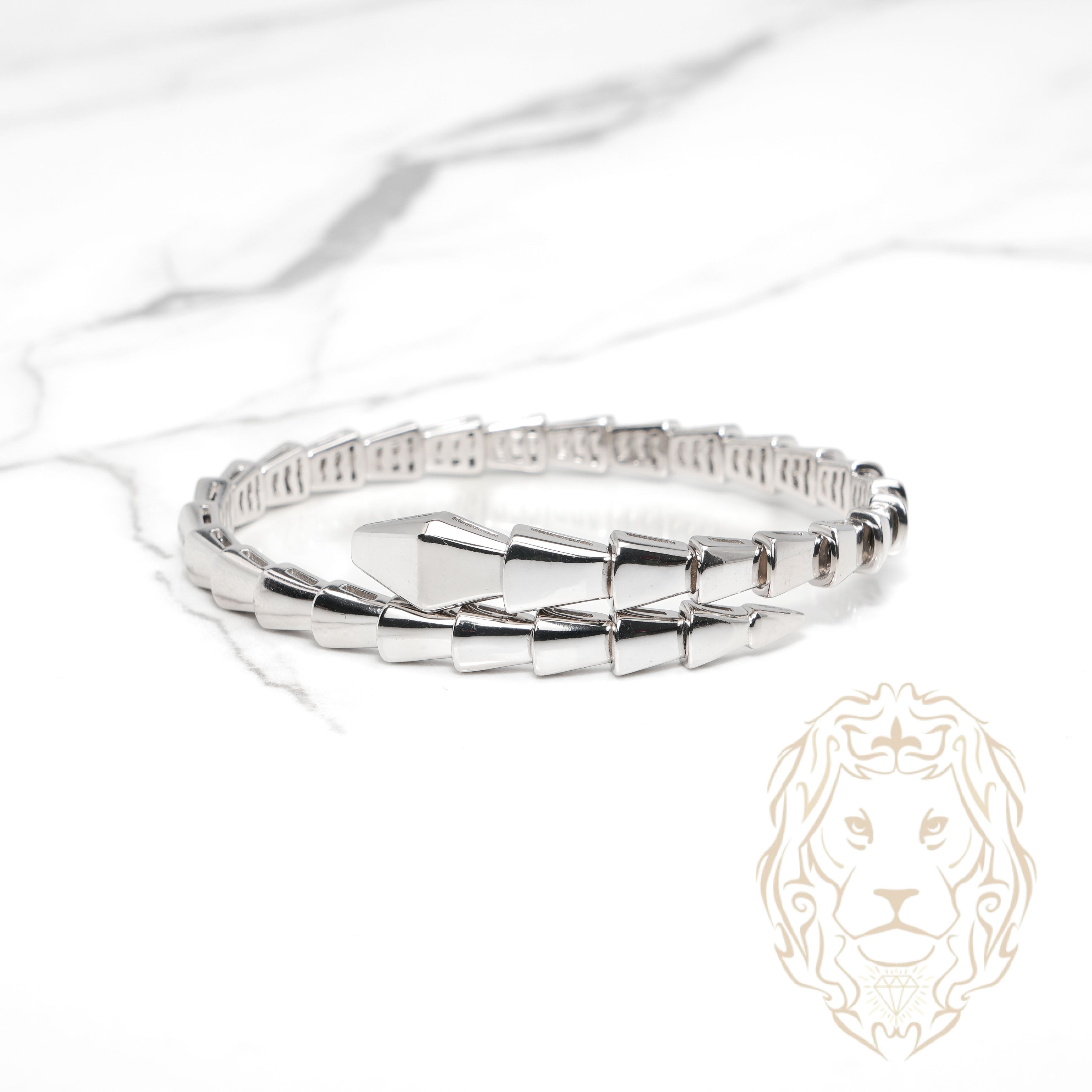 Bracelet jonc - Argent serpent - BRS566