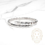 Bracelet jonc - Argent serpent - BRS566