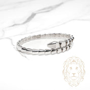 Bracelet jonc - Argent serpent - BRS566