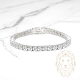 Bracelet - Argent tennis pierres cz rondes 5.2mm - BRS585