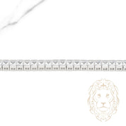 Bracelet - Argent tennis pierres cz coupe princesse serties clos - BRS569