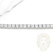 Bracelet - Argent tennis pierres cz rondes 4.6mm - BRS584