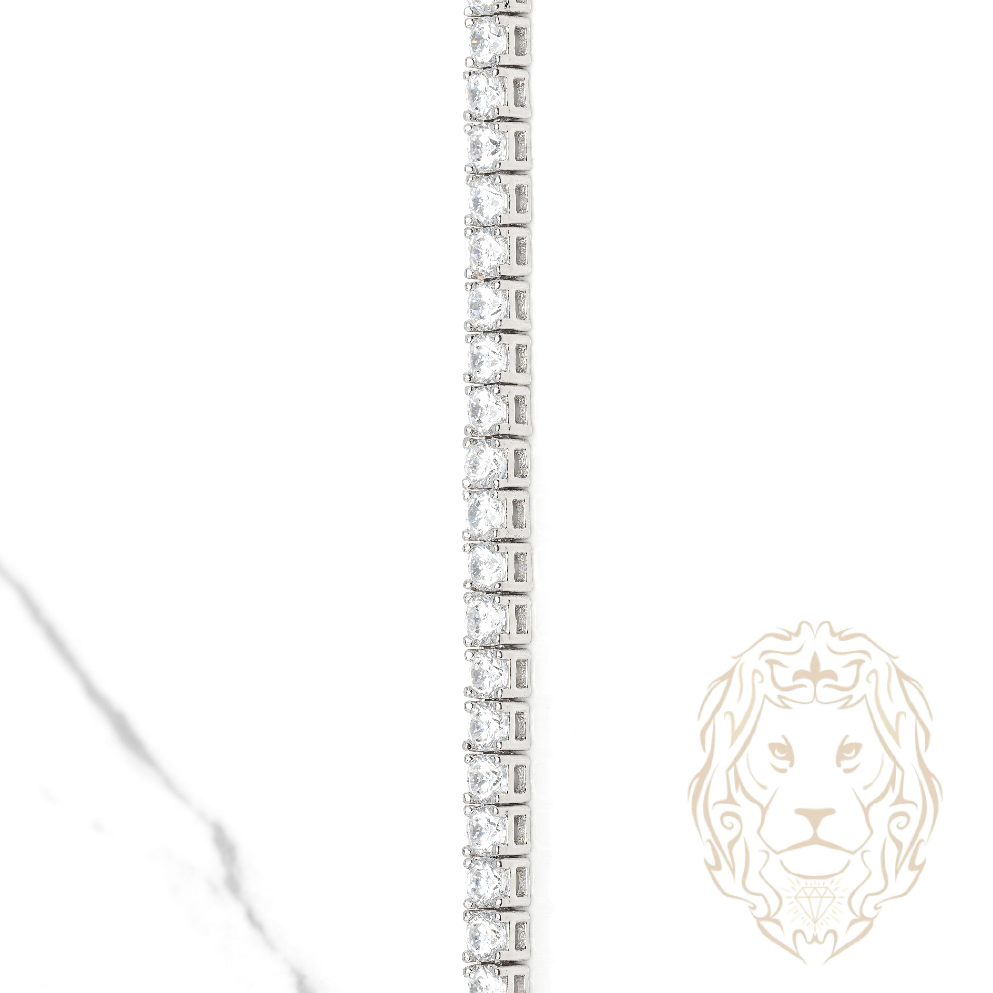 Chaîne - Argent tennis pierres cz ronde 3.3mm - CHS658