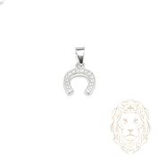Pendentif - Argent fer de cheval pavé de cz - PES283
