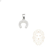 Pendentif - Argent fer de cheval pavé de cz - PES283