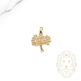Pendentif - Or 10K jaune arbre - PEG1233