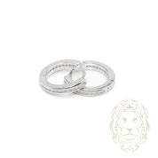 Huggies - Argent pierres cz 2mm X 10mm - BOS376