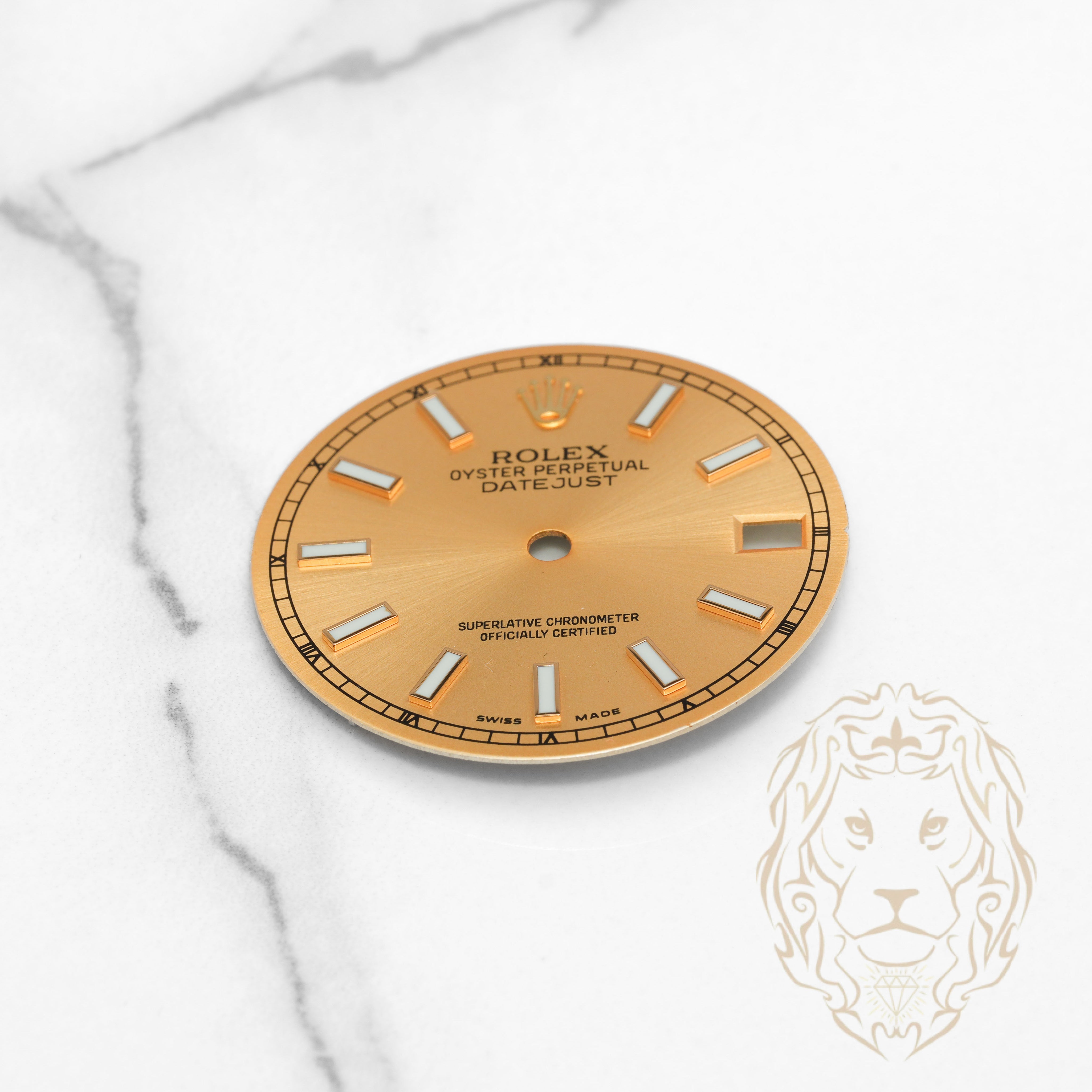 Cadran Datejust Doré - Aftermarket