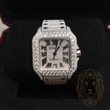 Cartier Santos de Cartier Grand Modèle – Entièrement Pavé de Diamants Naturels 15 TCW, Cadran Diamants – 2020
