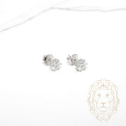 Studs - Argent pierre AAA coupe ronde 1.60TCW / 6mm - BOS387