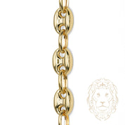 Chaîne - Or 10K jaune ancre gonflé 7.7mm - CHG1253
