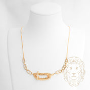 Collier - Or 18K jaune fermoir à bascule coupe diamant  - CHG1265