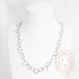 Chaîne - Argent coeurs 9.5mm - CHS736
