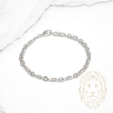 Bracelet - Argent barbelée 5mm - BRS596