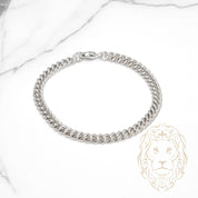 Bracelet - Argent curb 5.2mm - BRS597