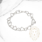 Bracelet - Argent coeurs 9.5mm - BRS599