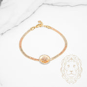 Bracelet - Or 18K tricolor jaune, blanc & rose gala - BRG944