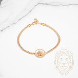 Bracelet - Or 18K tricolor jaune, blanc & rose gala - BRG944