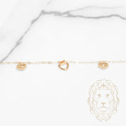 Collier - Or 18K jaune micro-coeurs - CHG1267